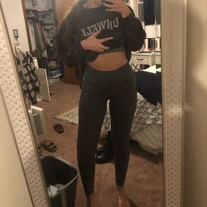 Lululemon grey textured leggings